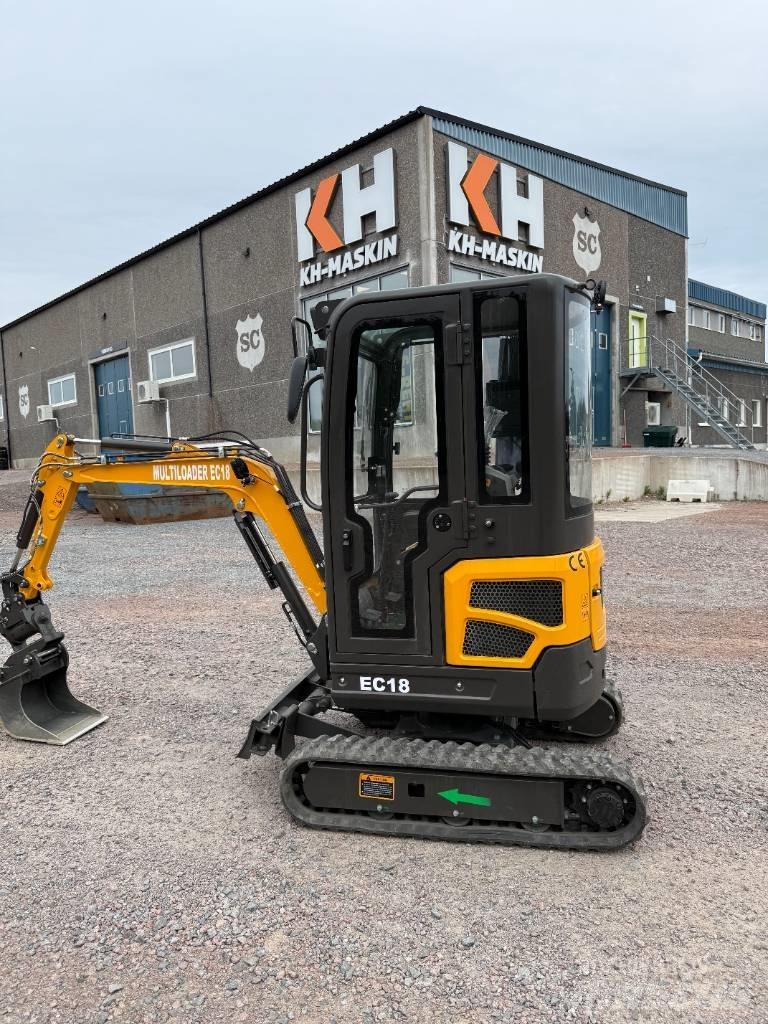 Multiloader EC 18 Mini excavators < 7t (Mini diggers)