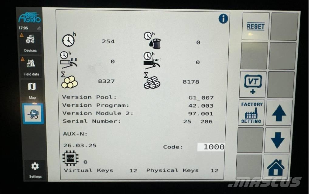 Goweil G1 F125 Kombi Round balers