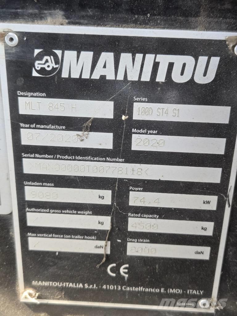 Manitou MLT 845 Telescopic handlers