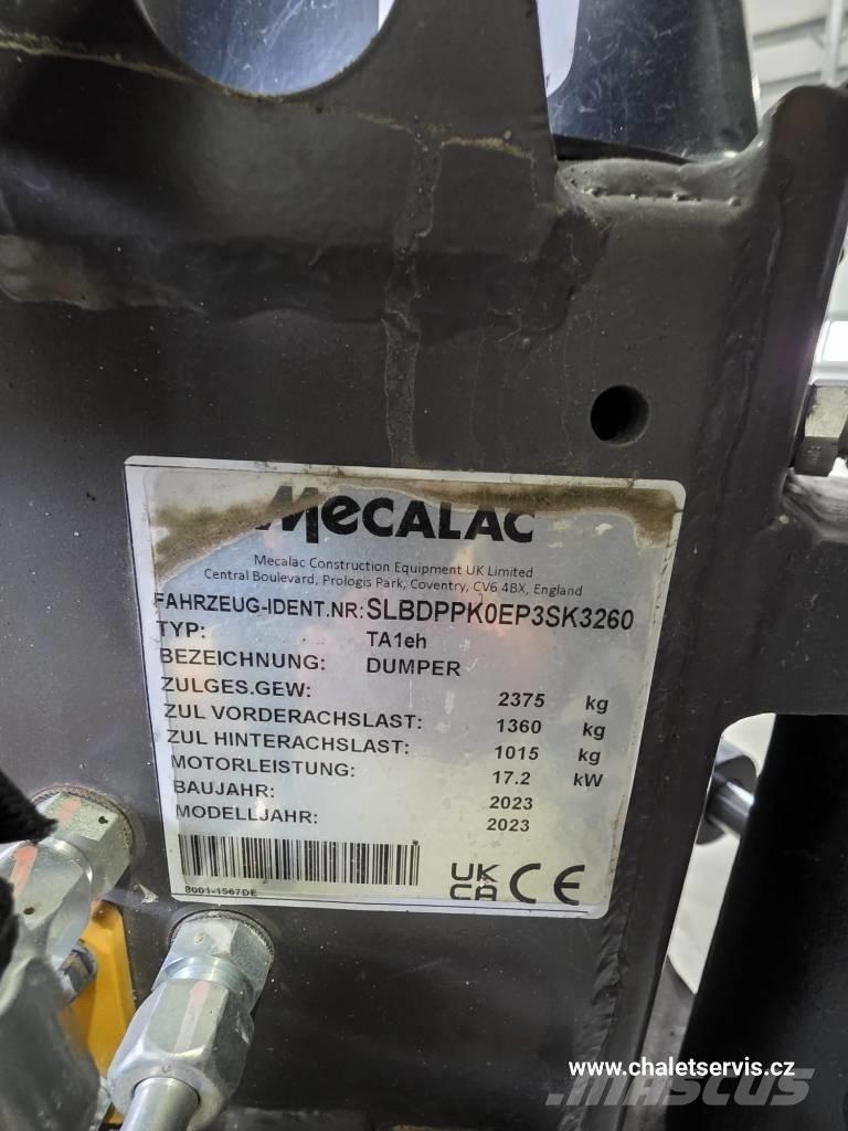 Mecalac TA 1 EH Site dumpers