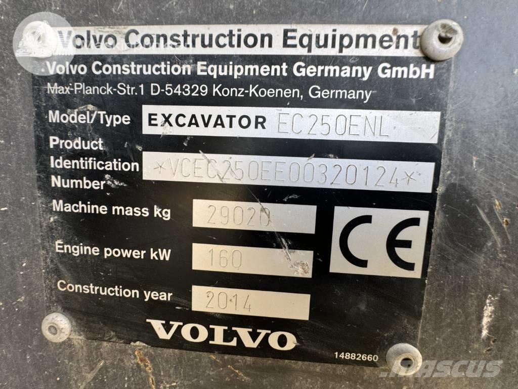 Volvo EC 250 E N L Crawler excavators