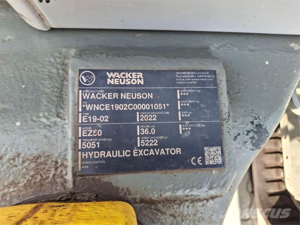 Wacker Neuson EZ50 Crawler excavators