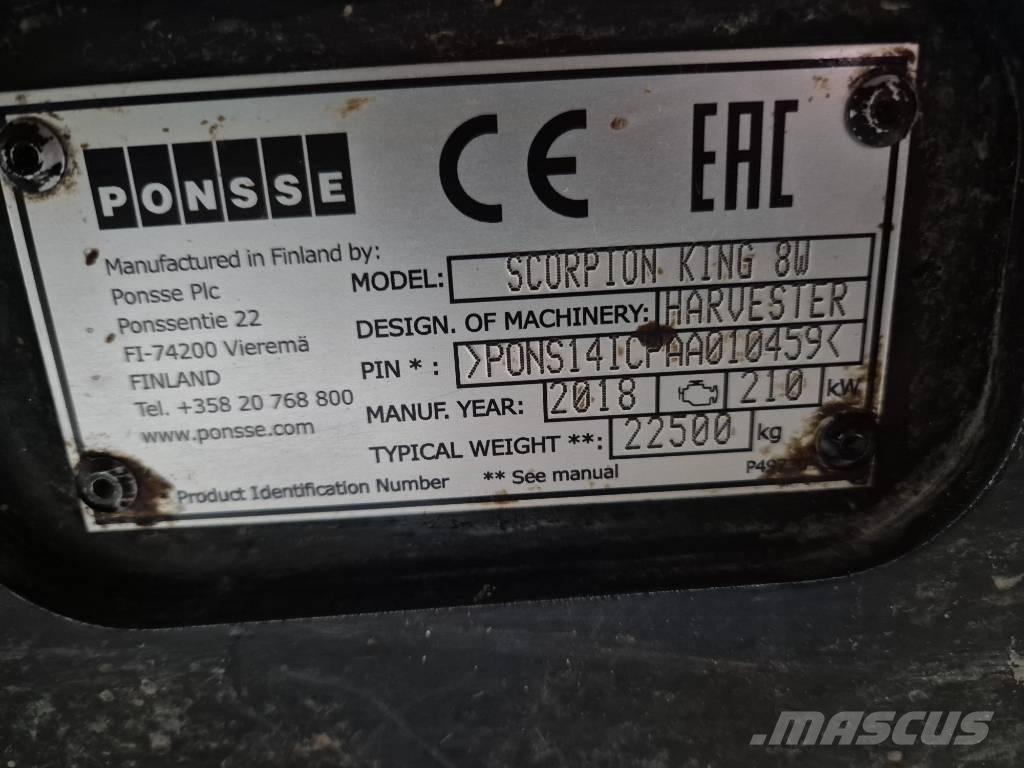 Ponsse Scorpion King Harvesters