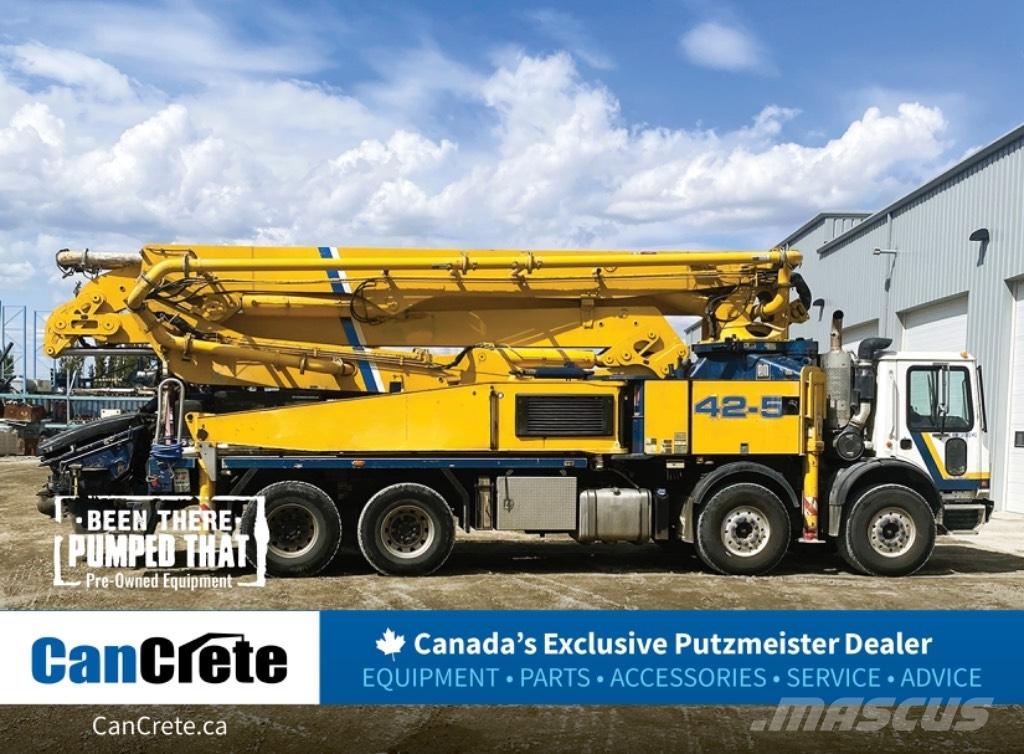 Putzmeister (#181) 42M Concrete pump trucks