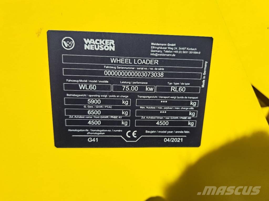 Wacker Neuson WL60 Wheel loaders