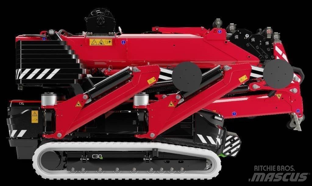 Hoeflon C30e Mini cranes