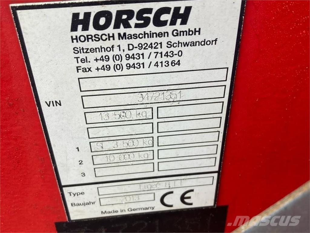 Horsch Tiger 8 LT Cultivators