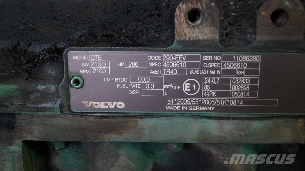Volvo D7E 290 USED Engines