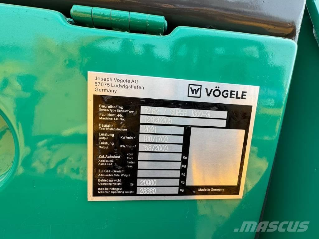 Vögele 1800-3 Asphalt pavers