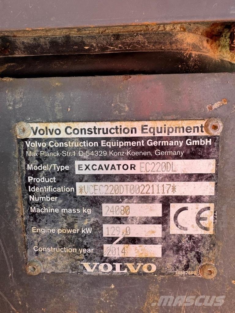 Volvo EC 220 DL Crawler excavators