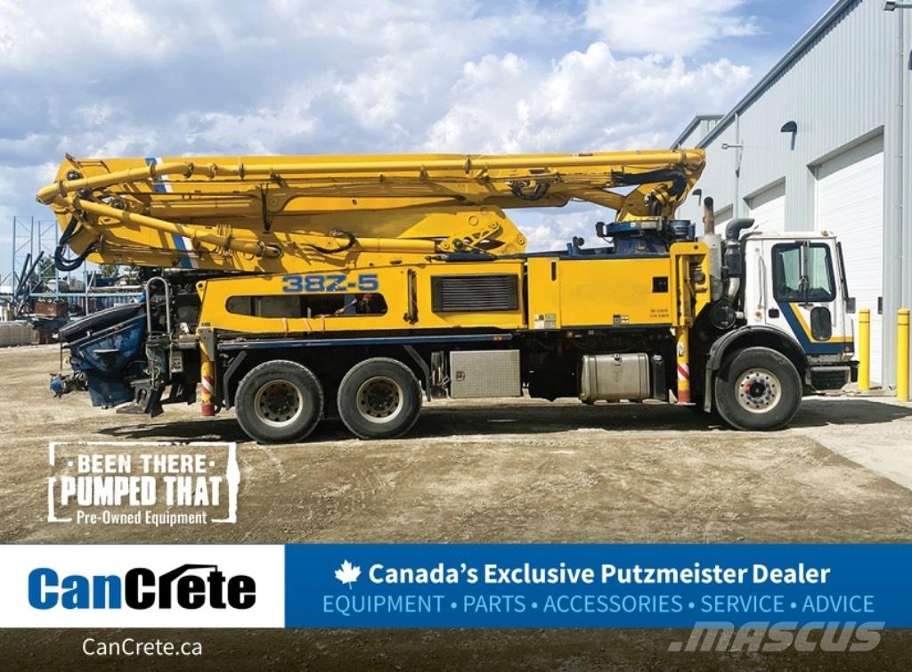 Putzmeister (#189) 38M Concrete pump trucks