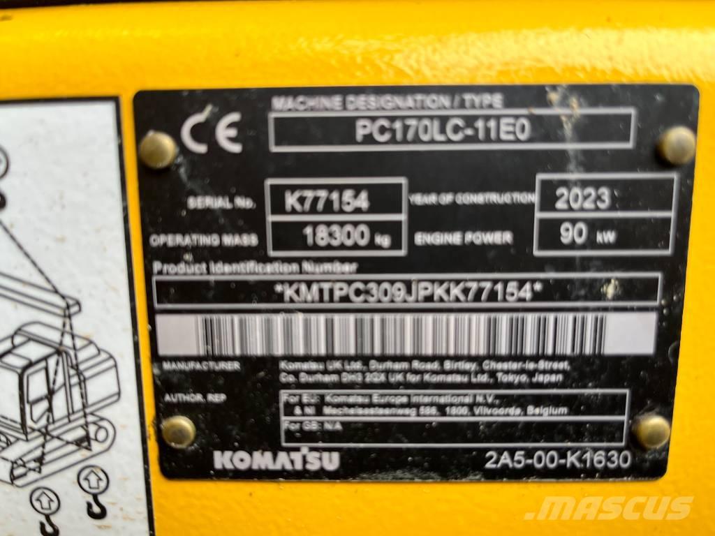 Komatsu PC 170 LC-11 Crawler excavators