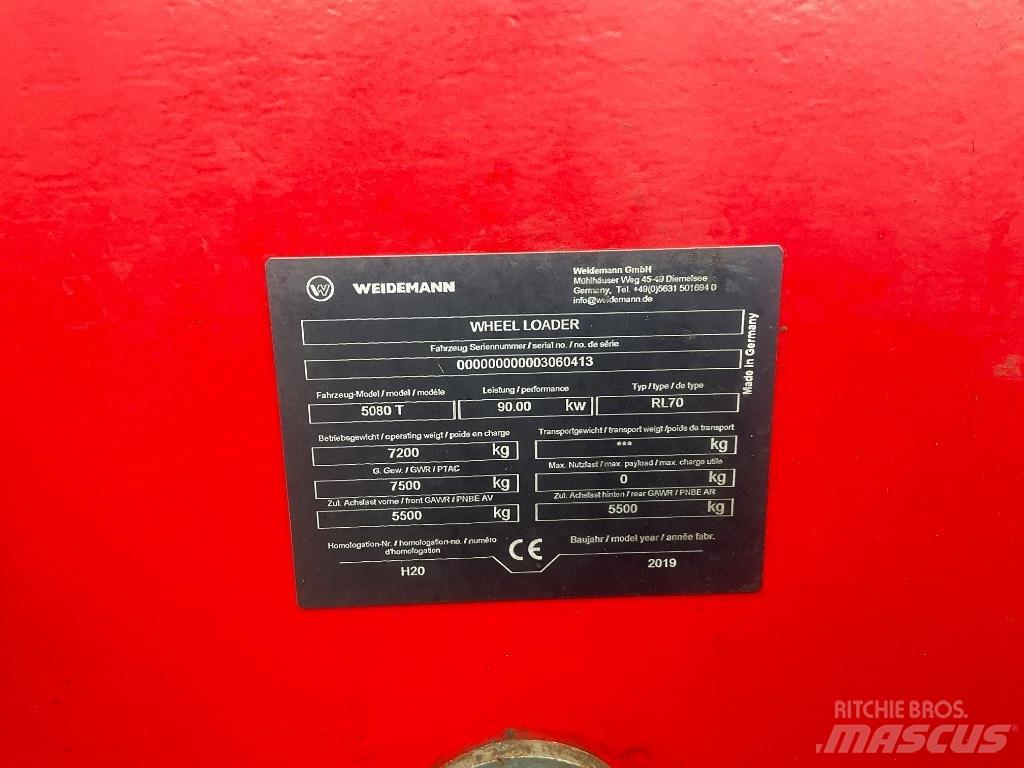Weidemann 5080T Telescopic wheel loaders