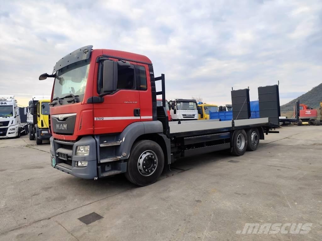 MAN TGS 26.440 Beavertail Flatbed / winch trucks