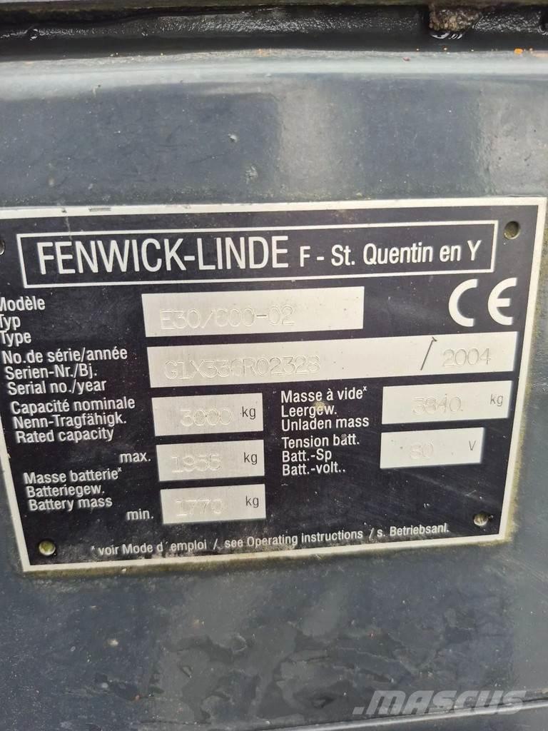Linde e30/600-02 Electric forklift trucks