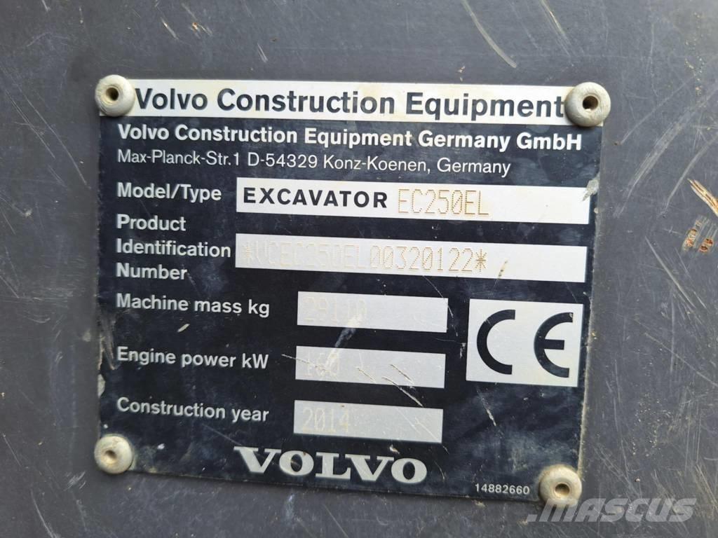 Volvo EC 250 EL Crawler excavators