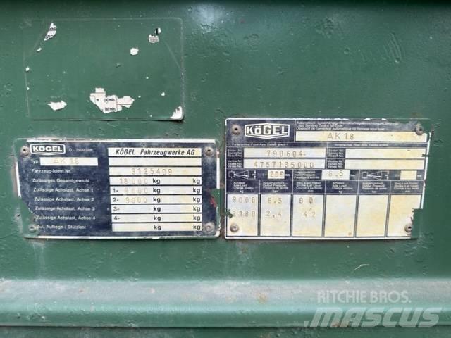 Kögel AK 18 Grain / Silage Trailers