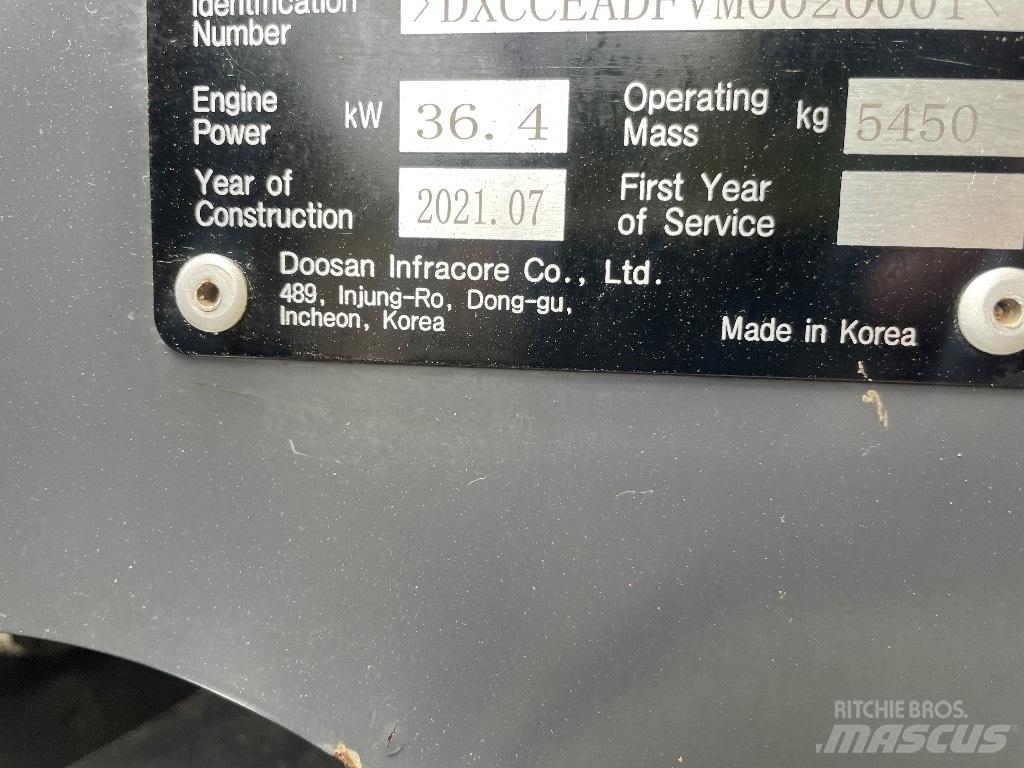 Doosan DX 50 Z Mini excavators < 7t (Mini diggers)