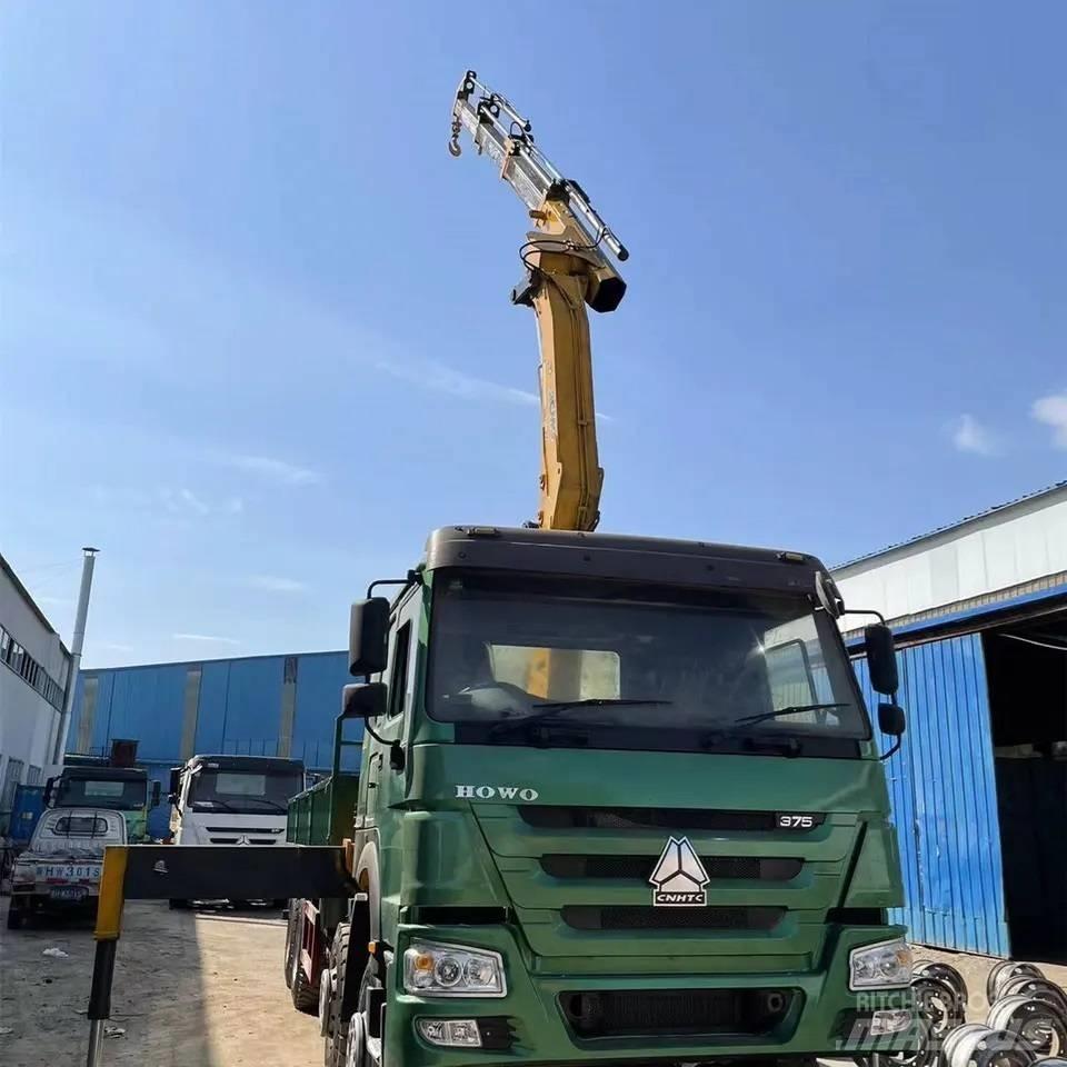 Howo 375 8x4 Crane trucks