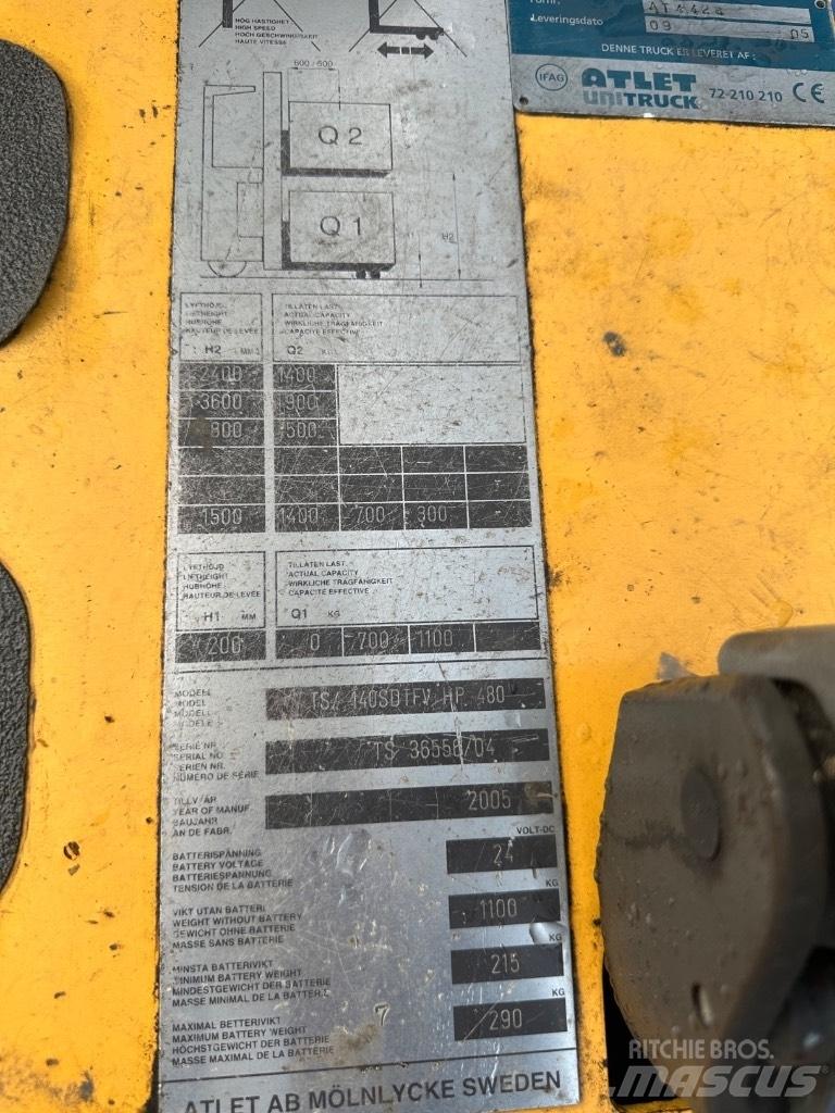 Atlet TS140 Pedestrian stacker