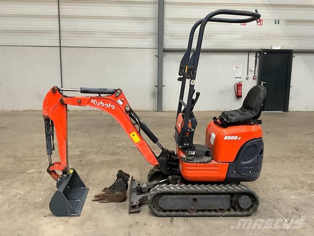 Kubota K 008-3 Mini excavators < 7t (Mini diggers)