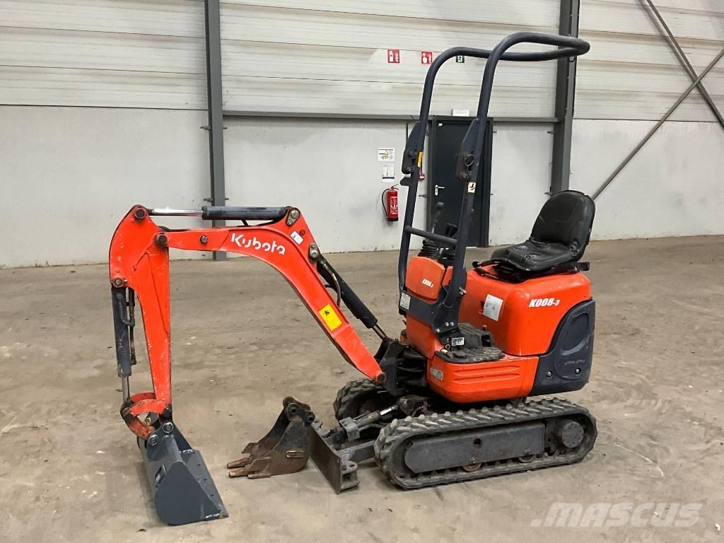 Kubota K 008-3 Mini excavators < 7t (Mini diggers)