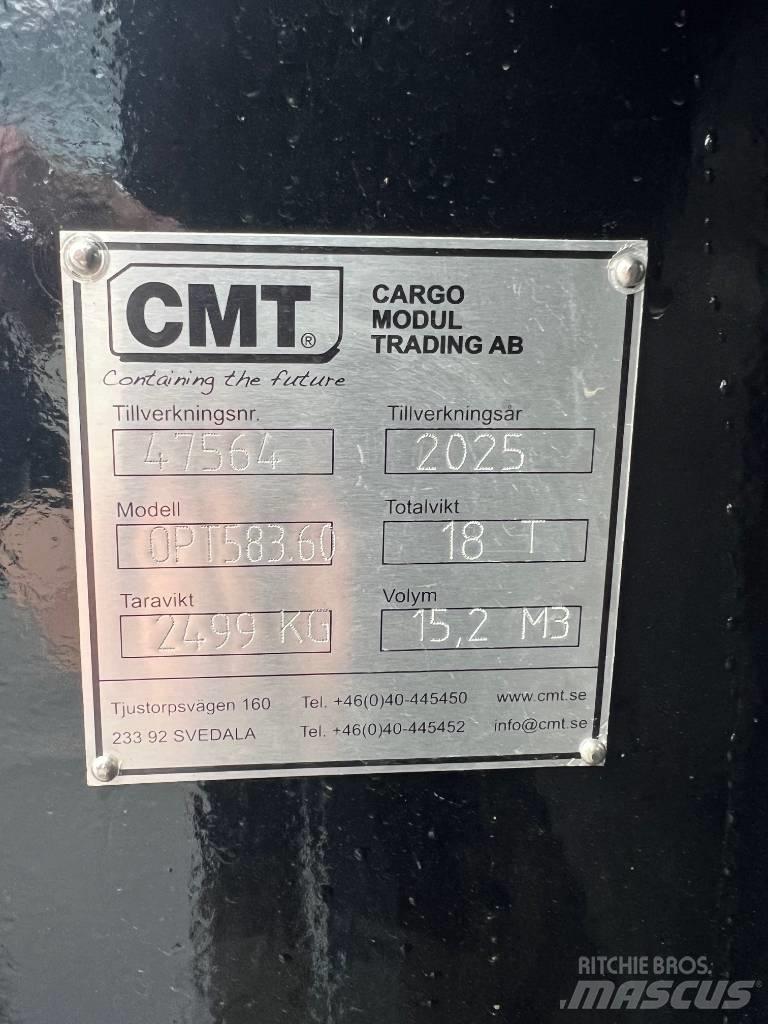 CMT Schaktflak 15m3 Demountables