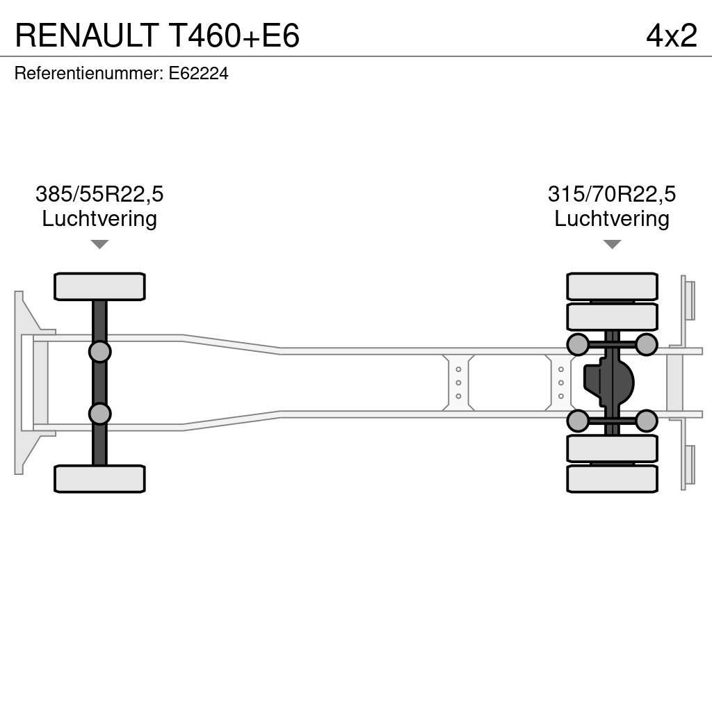 Renault T460+E6 Curtainsider trucks