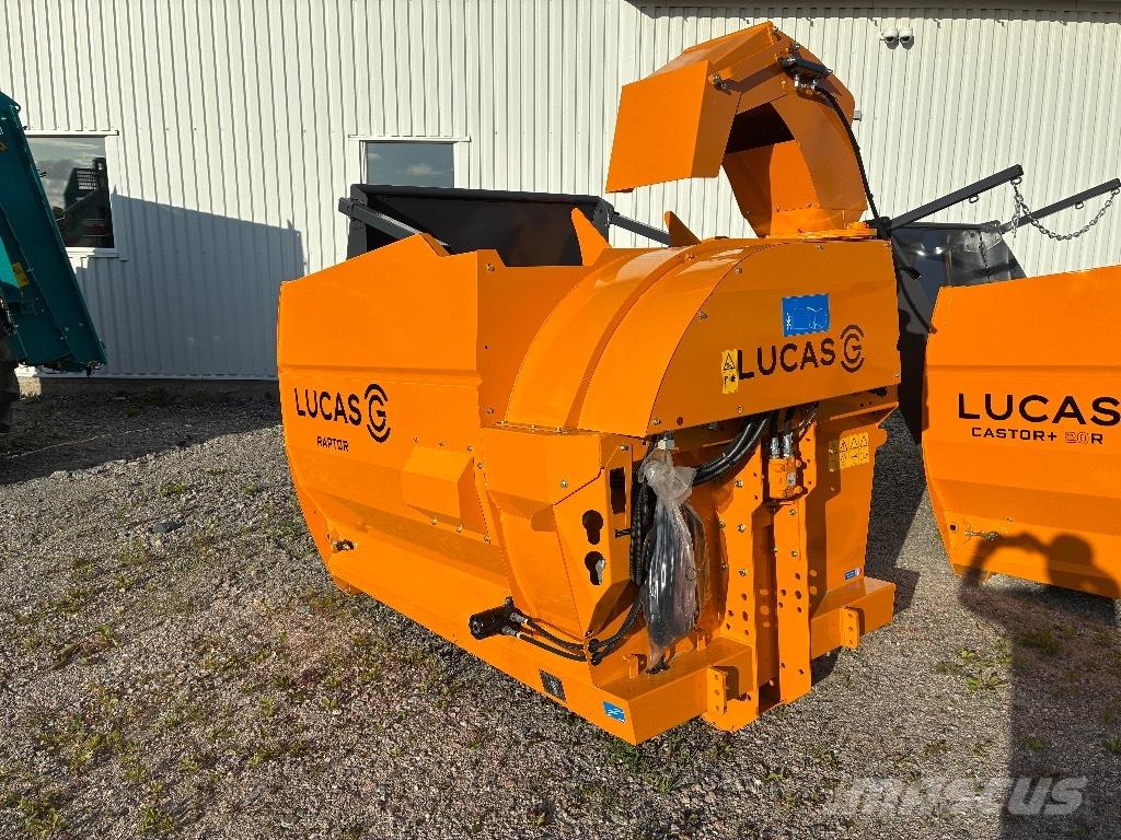 Lucas G Raptor Bale shredders, cutters and unrollers