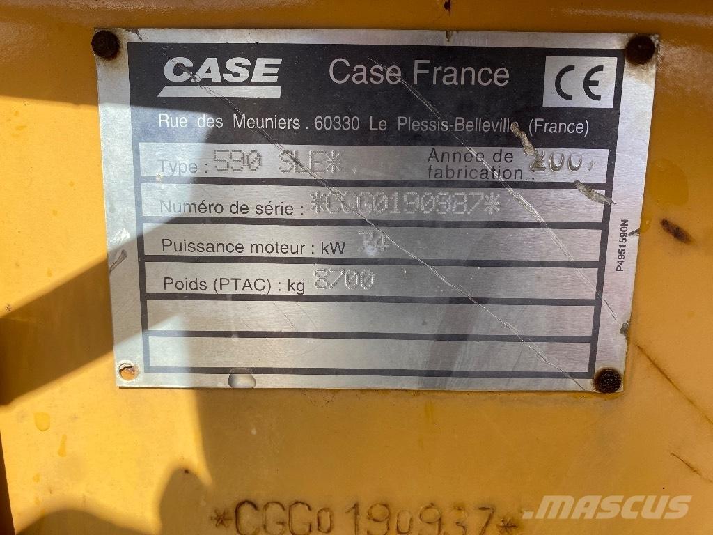 CASE 590 SLE Backhoe loaders