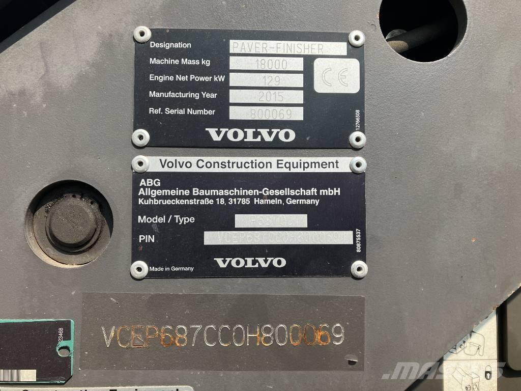 Volvo P 6870 C Asphalt pavers
