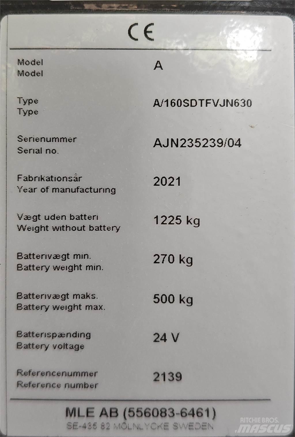 Atlet 160SDTFV Low lifter with platform