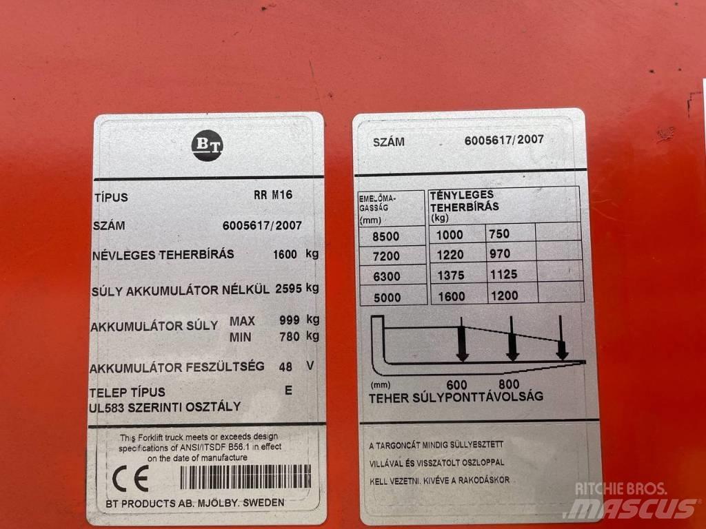 BT RR M 16 Reach trucks