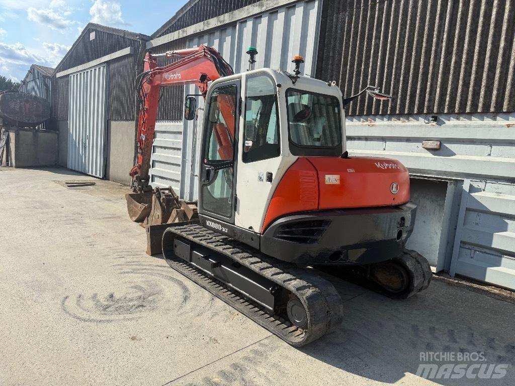 Kubota KX 080 Midi excavators  7t - 12t