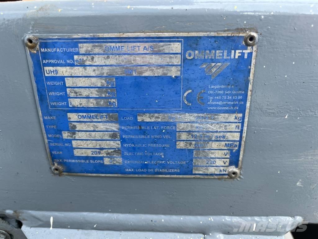 Omme Mini 12 EBJ Trailer mounted aerial platforms