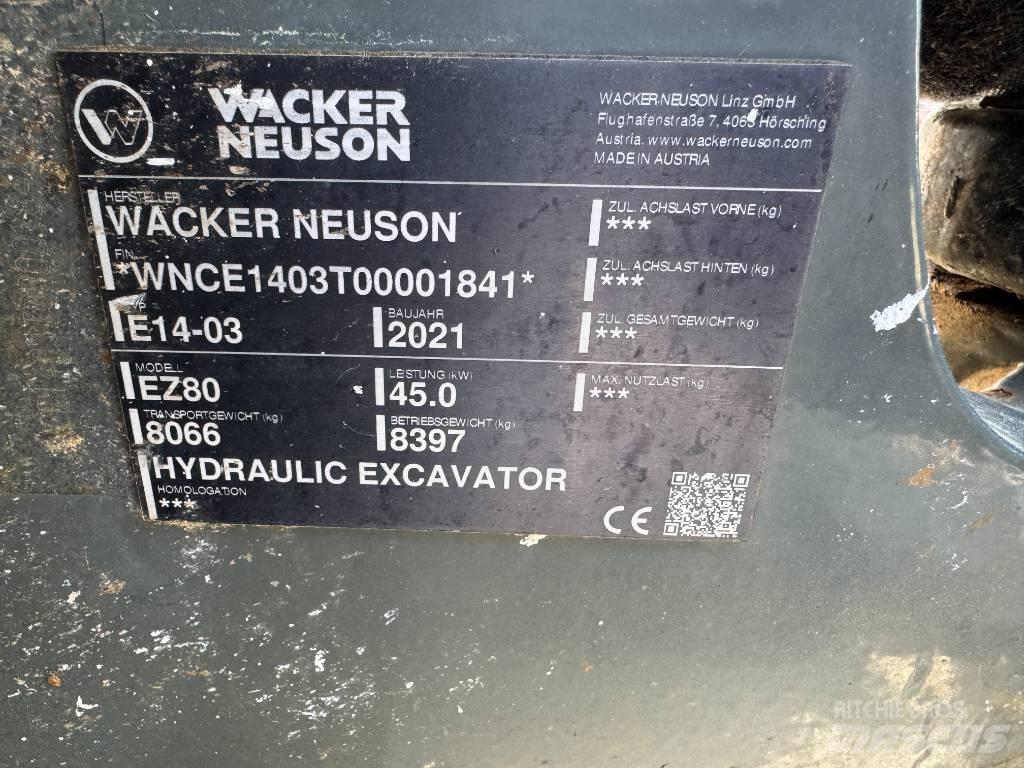 Wacker Neuson EZ80 Crawler excavators