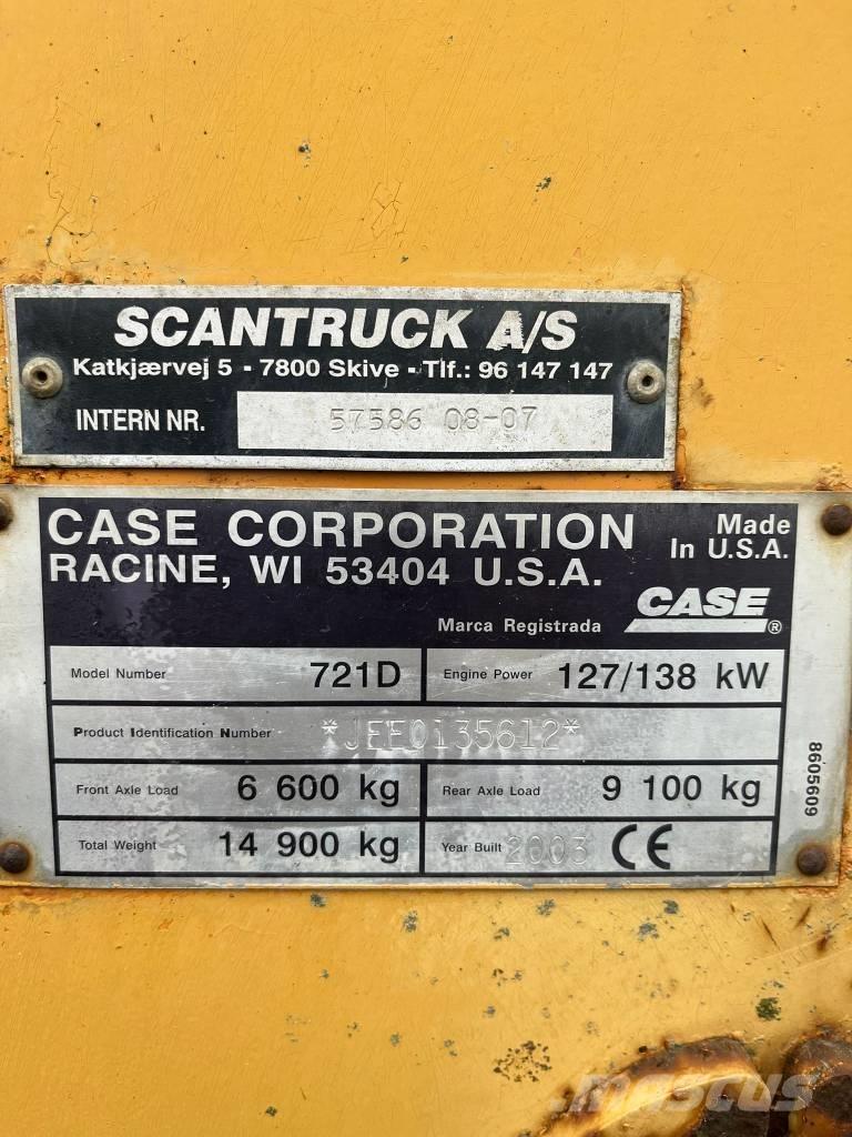 CASE 721 D Wheel loaders