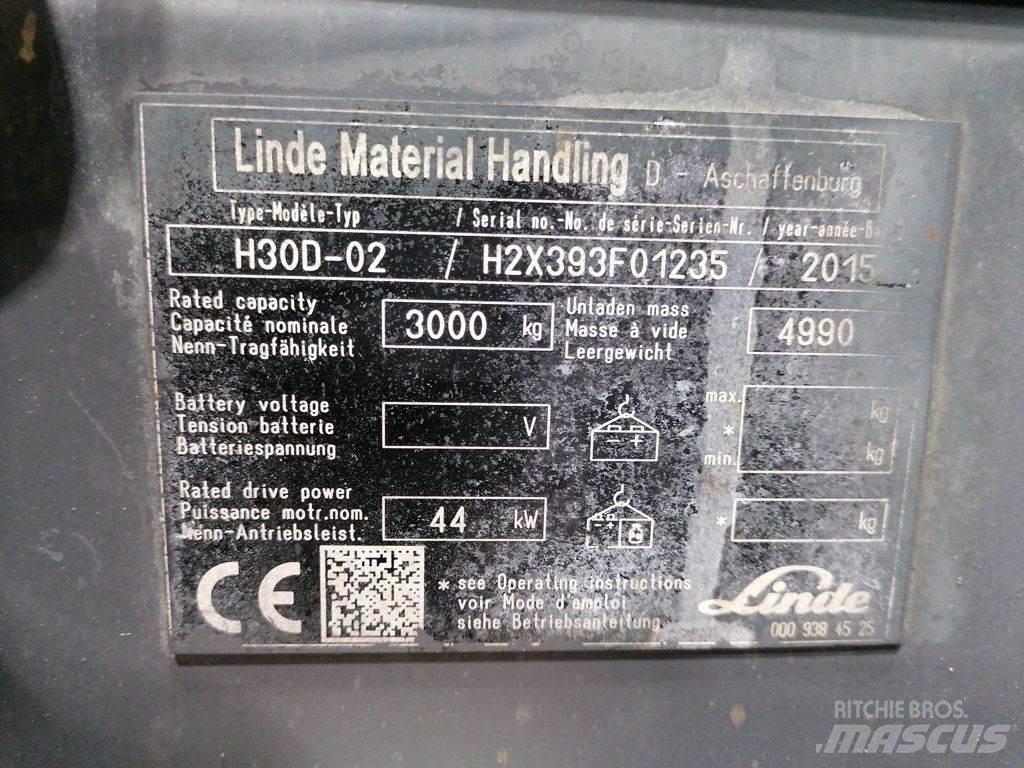 Linde H30D-02 Diesel trucks