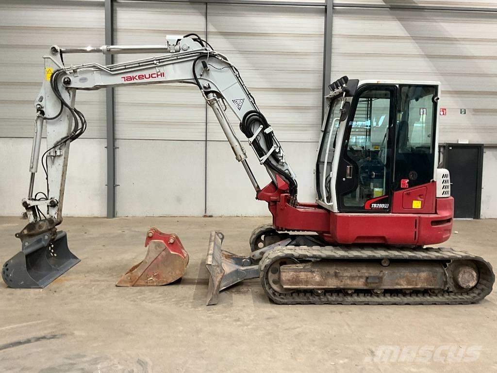 Takeuchi TB 280 FR Midi excavators  7t - 12t