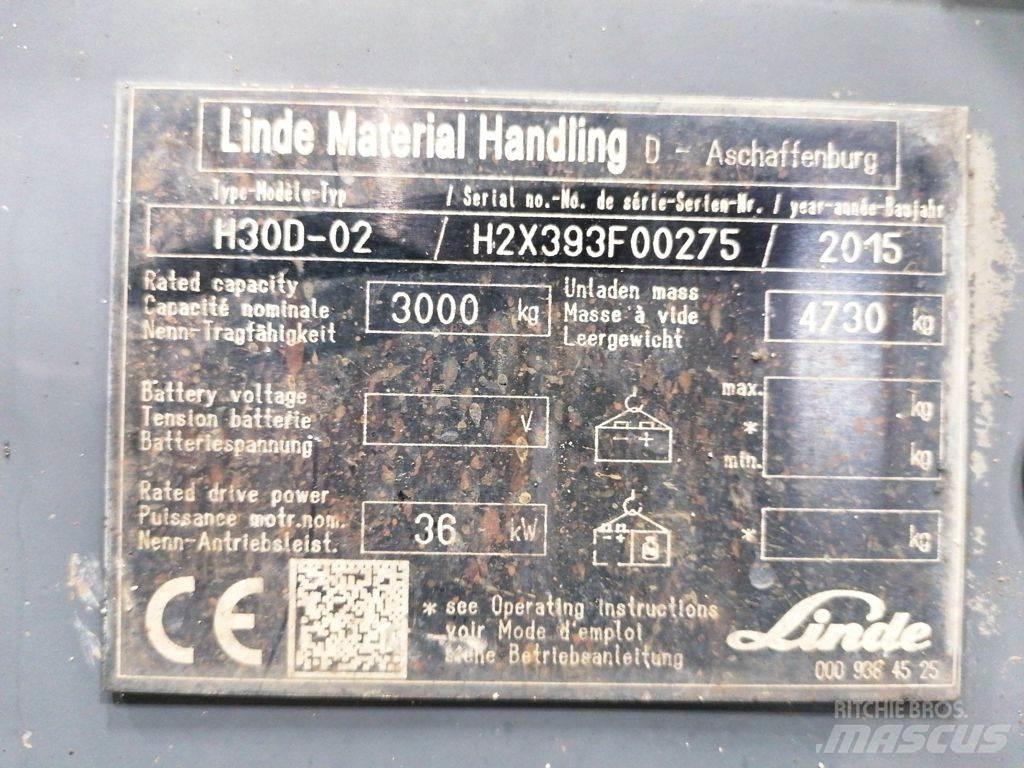 Linde H30D-02 Diesel trucks