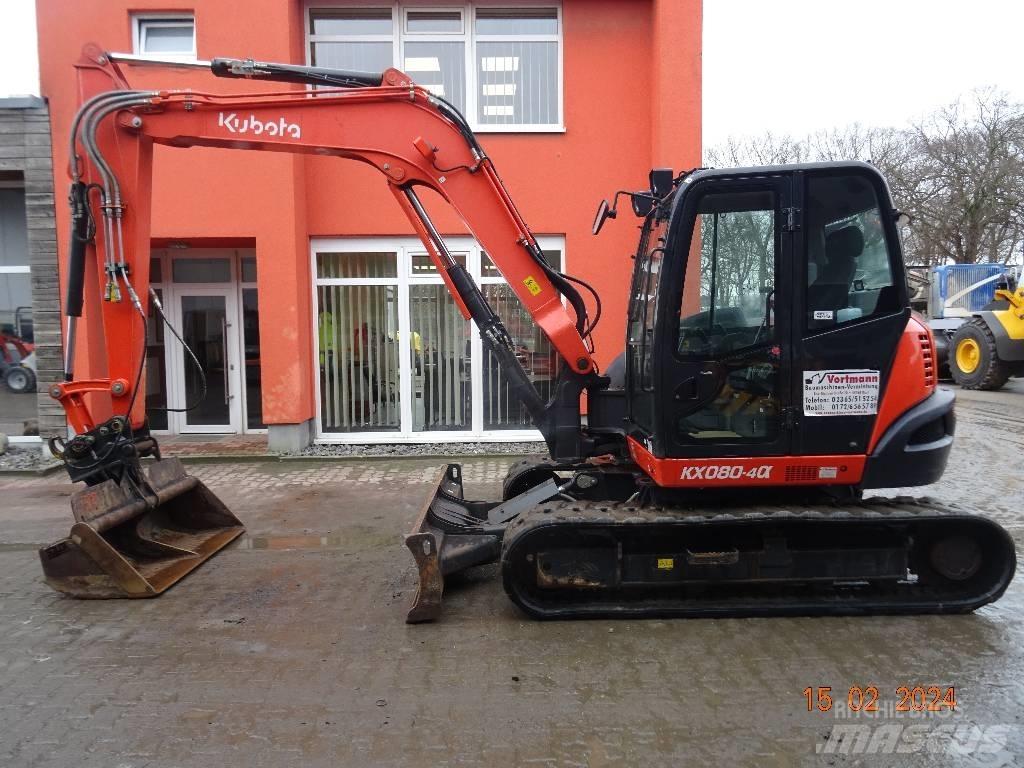 Kubota KX 080-4 Midi excavators  7t - 12t