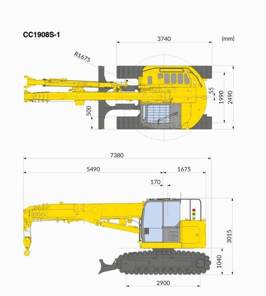 Maeda CC1908 Tracked cranes