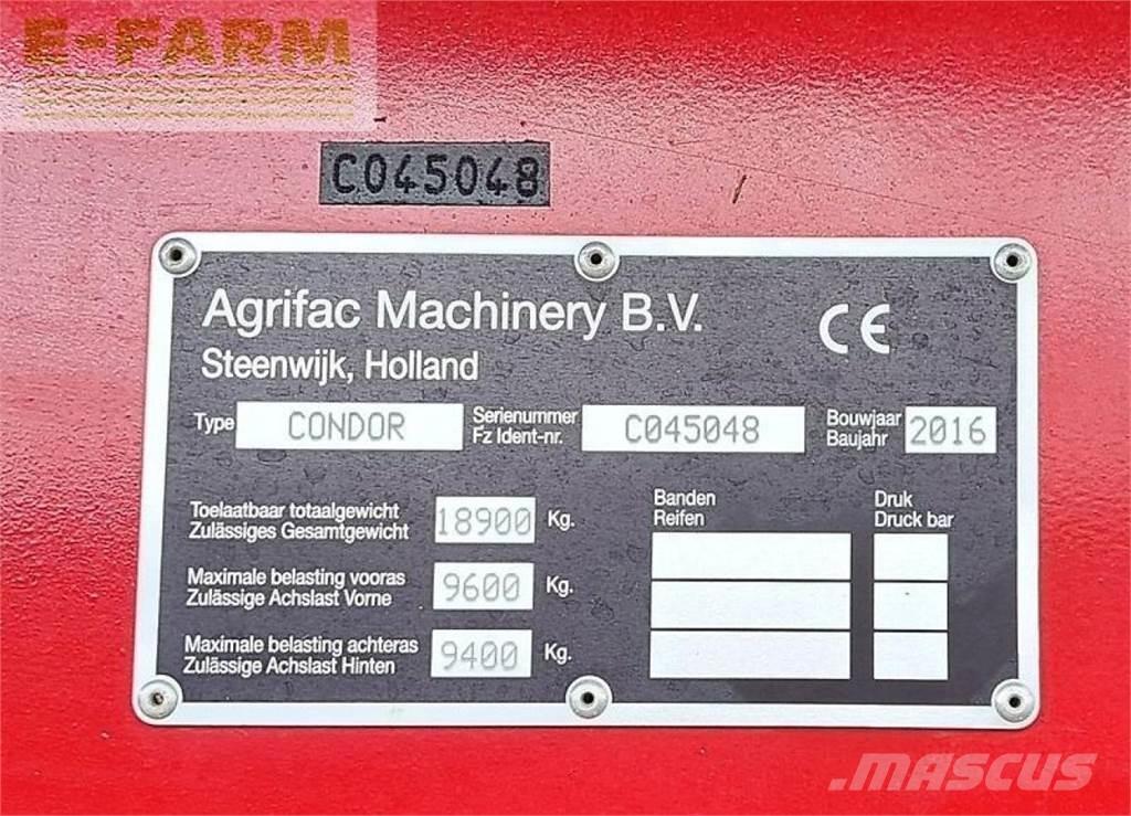 Agrifac condor iv Trailed sprayers