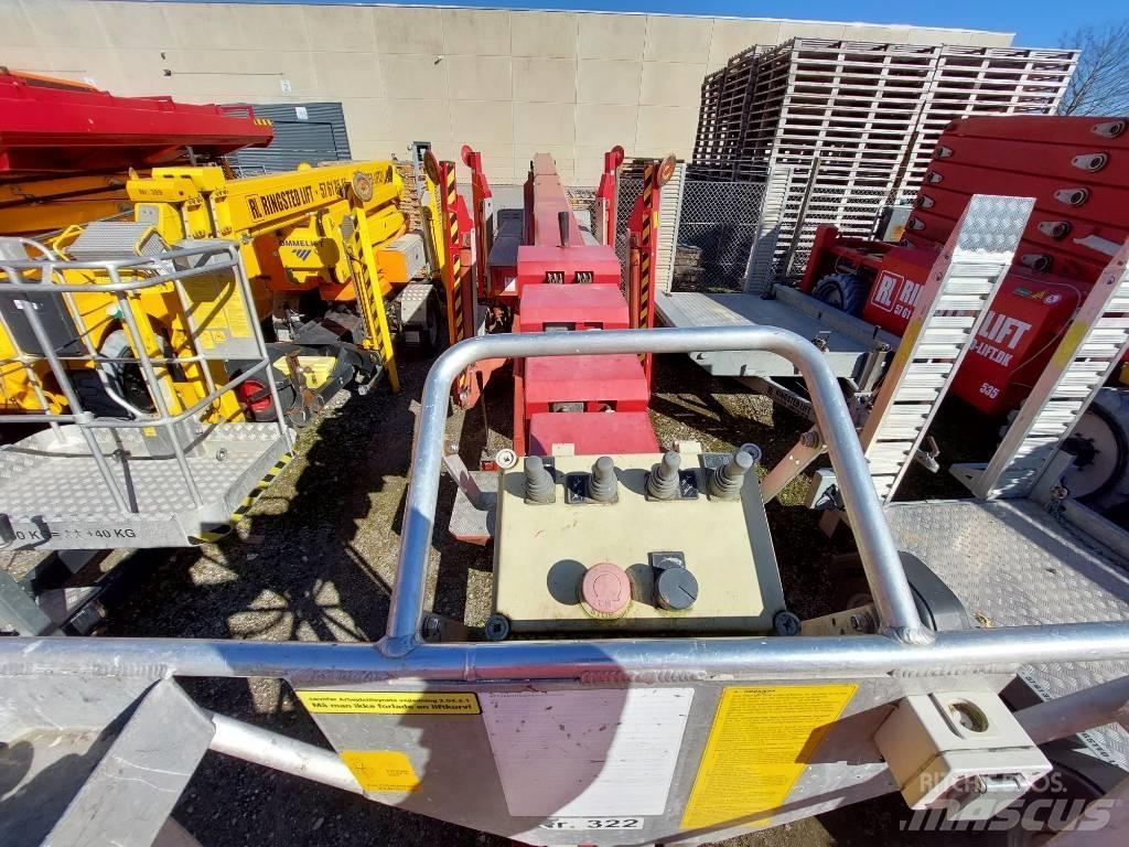 Ommelift 2500EBZ Trailer mounted aerial platforms