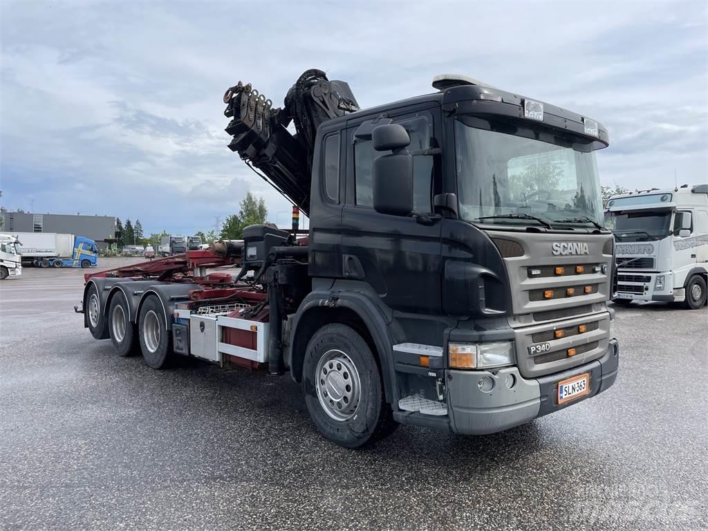Scania P340 8x4 Crane trucks