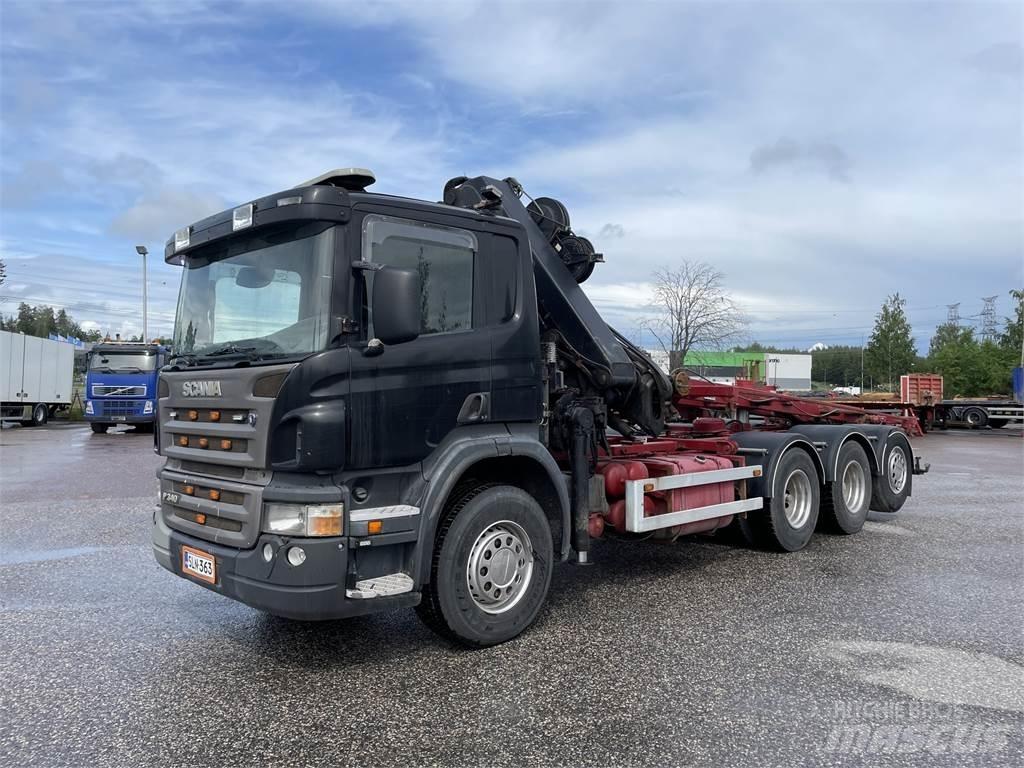 Scania P340 8x4 Crane trucks