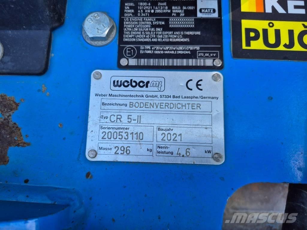 Weber CR5-II Soil compactors
