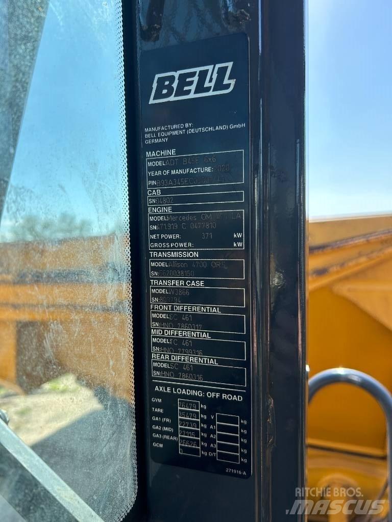 Bell B45E Articulated Dump Trucks (ADTs)