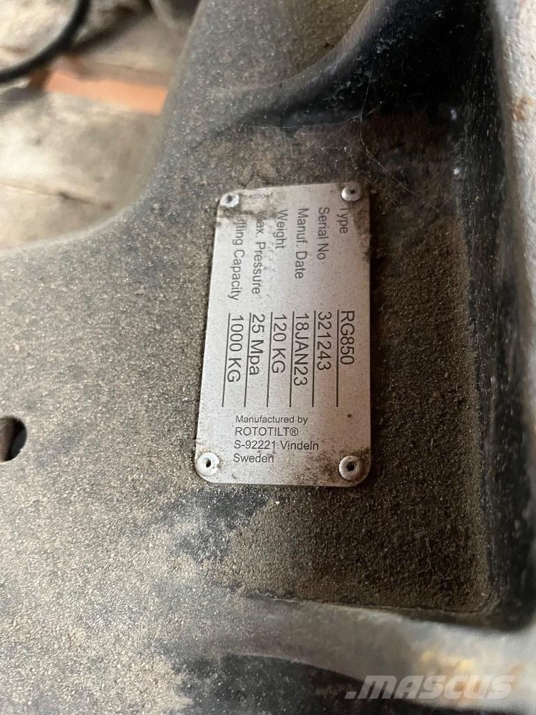 Rototilt R850 Construction - Others