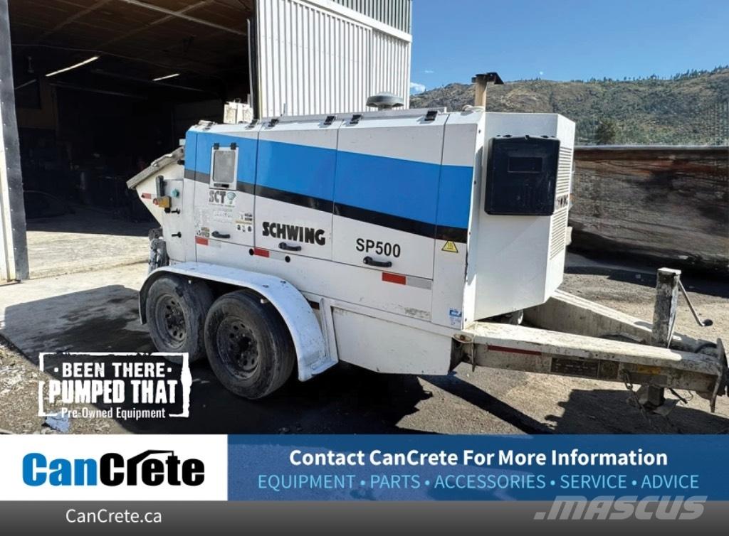 Schwing SP500 (#1049) Concrete pump trucks